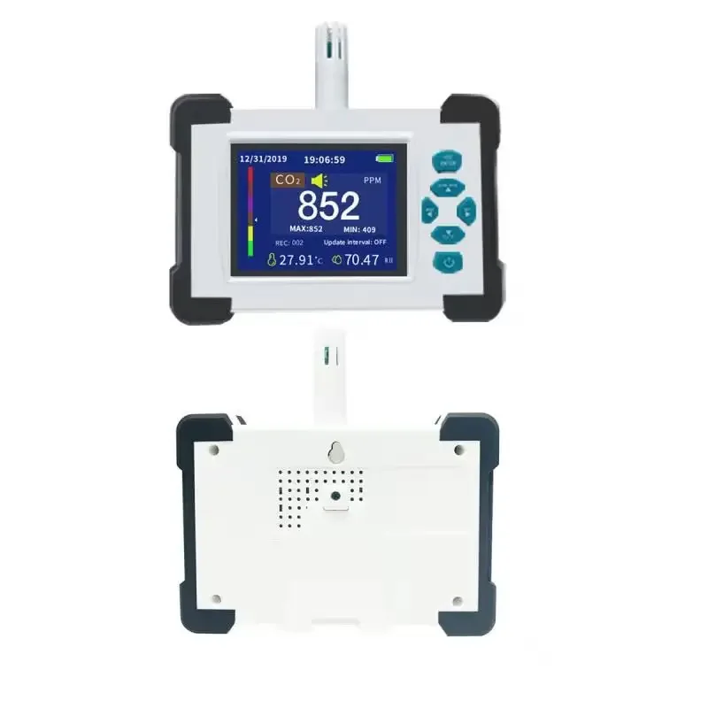 

Carbon dioxide detection instrument Thermohygrometer High precision NDIR dual channel sensor CO2 gas monitor