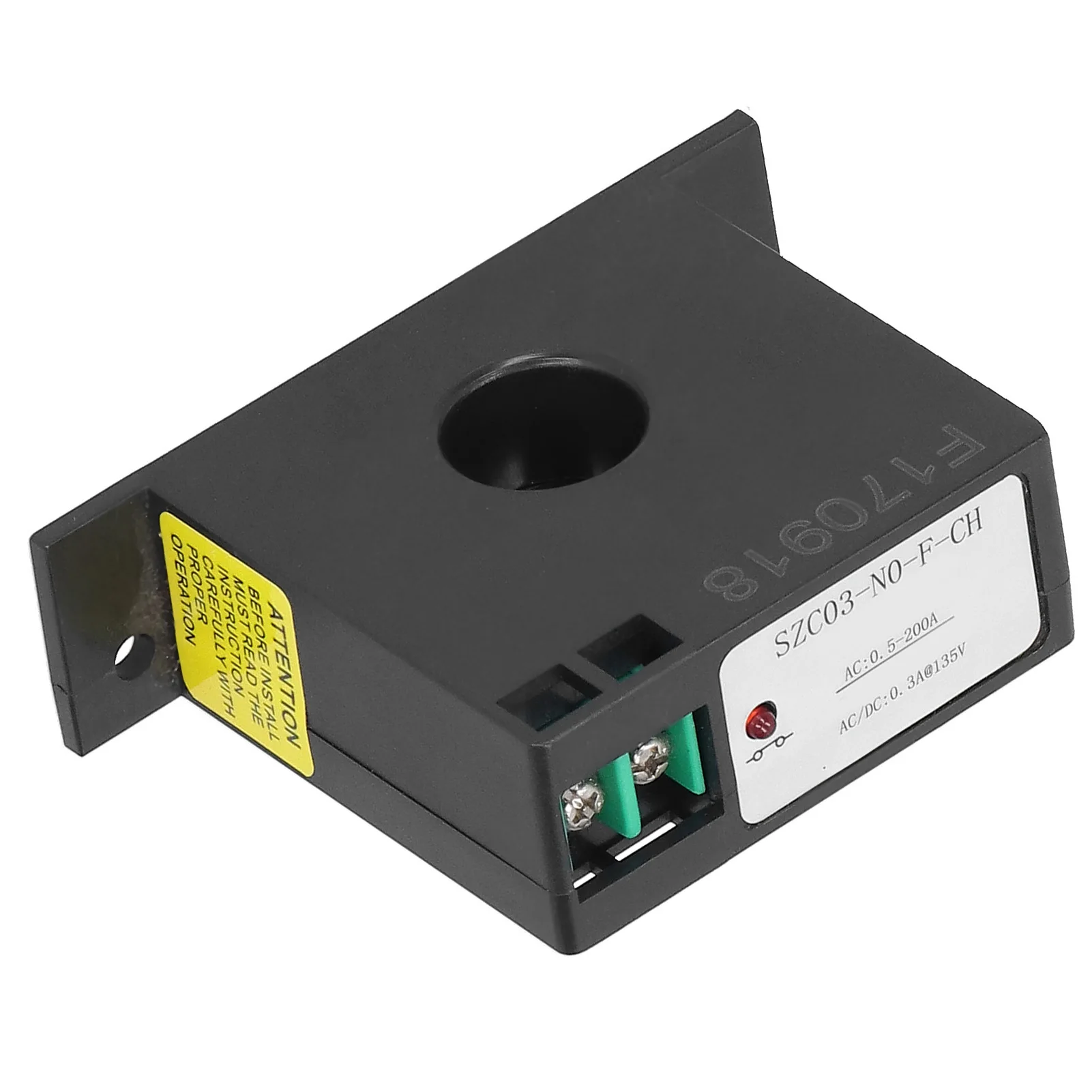 Induttanza reciproca di corrente SZC03-NO-F-CH 0,5-200A Induttanza reciproca di corrente autoalimentata con rilevamento di corrente CA