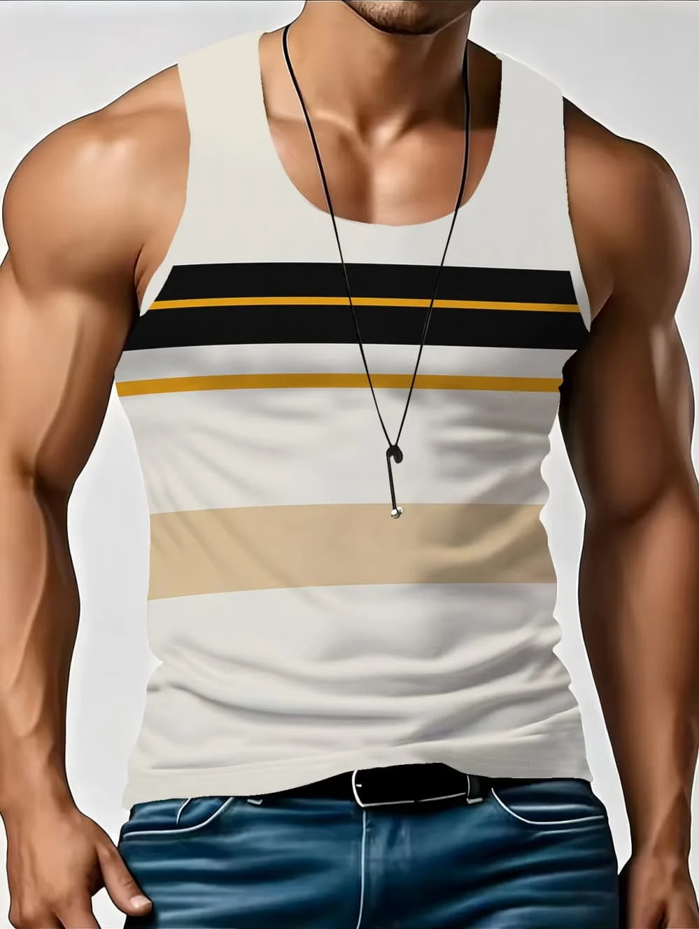Summer Graffiti Paint Print Tank Top Gym Clothing Men Cool Streetwear Basketball Vest Quick Drying Sleeveless T-Shirt Y2k Tops