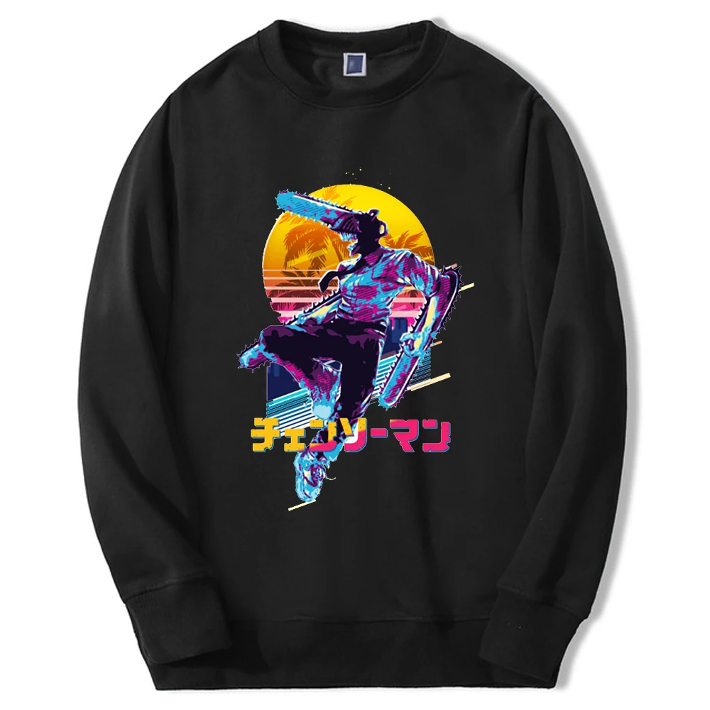 

Chainsaw Man Hot Japan Anime Sweatshirts Mangas Men Makima Denji Sudaderas Fashion Loose Hoody Pullover Moleton Masculino