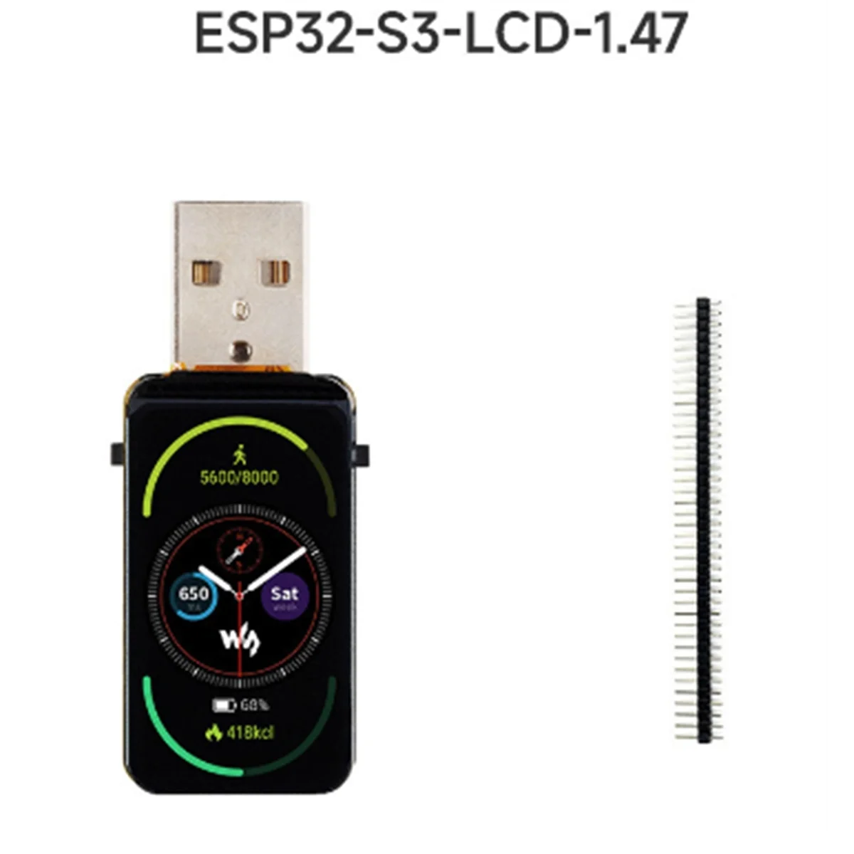 GFR5-ESP32-S3 Development Board 1.47 Inch LCD Screen Display 16MB Flash