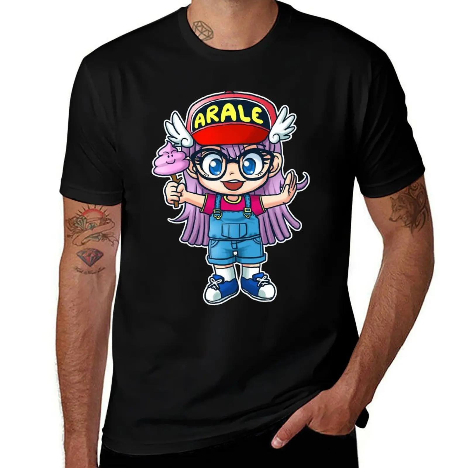 Arale - Dr. Slump T-Shirt t shirt men 100% cotton luxury brand T-Shirt