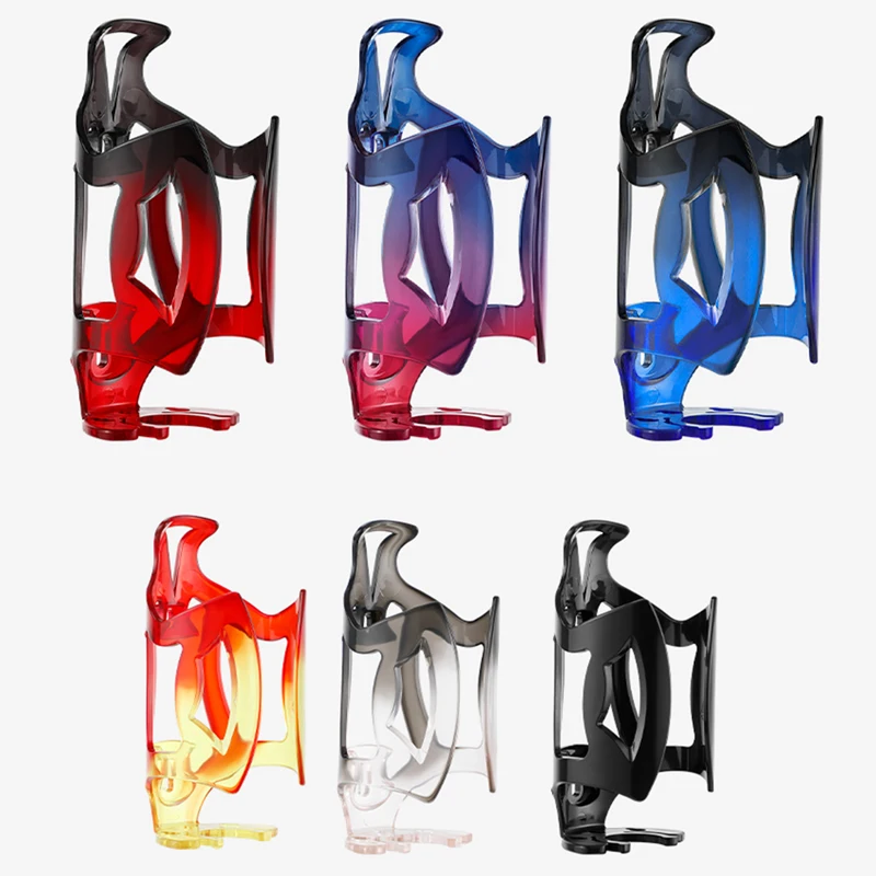 Gradient Bicycle Water Bottle Cage Waterproof Bike Bottle Rack Holder Anti Slip Bicycle Bottle Cage Portable Cycling Accessories