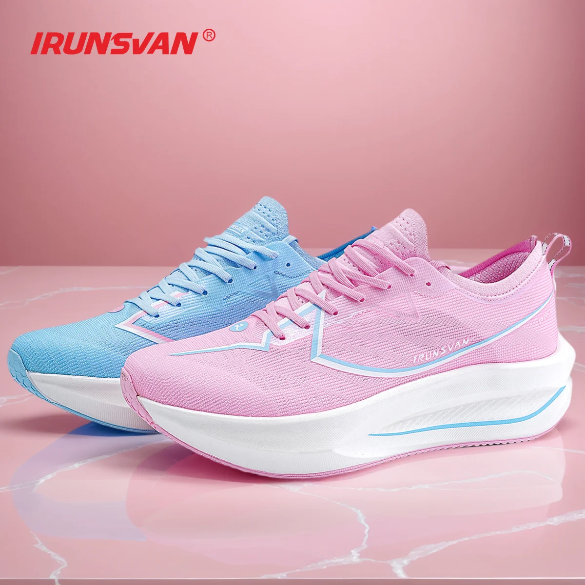 

IRUNSVAN Rapid 5.0 Prro Marathon Running Shoes Nylon Carbon Plate Breathable Shock Absorbent Outdoor Sports Shoes Men's Shoes