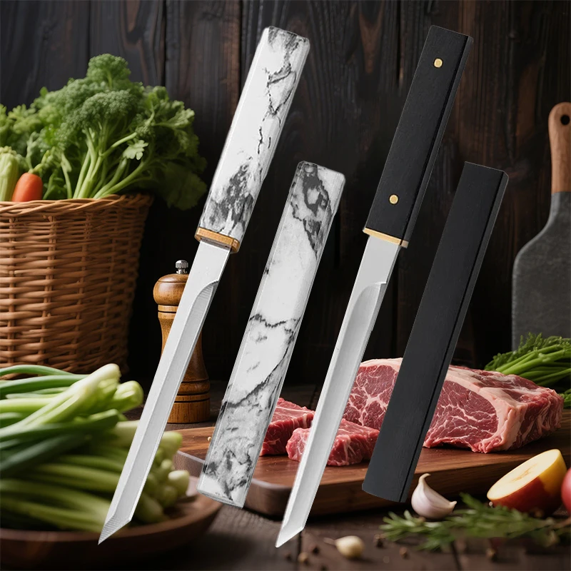 

Stainless steel fruit knife, high-hardness sharp multi-functional knife, portable pocket knife for outdoor and survival use