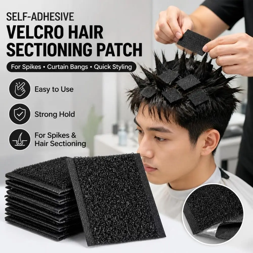 30pcs Self-Adhesive Hair Perm Sticker Lightweight Hold Reusable Bangs Hair Stickers Instant Apply
