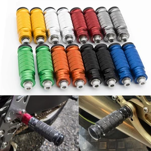 Pedais de alumínio CNC apoio para os pés, Peg para Kawasaki Z400, Z750, Z800, Z900, Z1000, Ninja 250, 300, ZX6R, ZX9R, ZX636 8 principais vendas acelerador z750 - №6