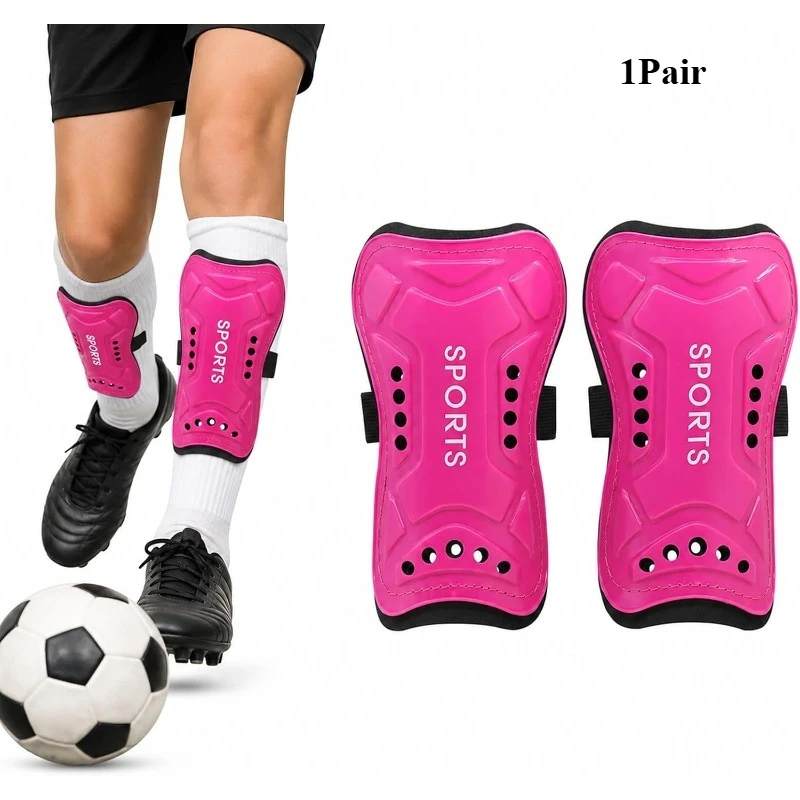 1Pair Children Teens Football Protege Tibia Safety Shin Guards Soccer Training Crashproof Calf Protectior Leg Sleeves