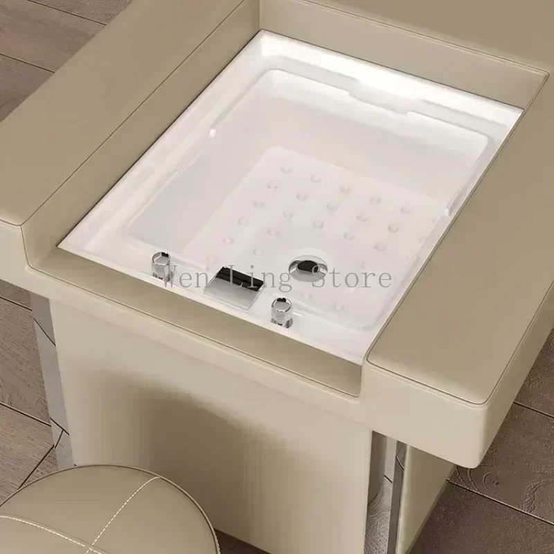 Letto spa con testa giapponese, macchina giapponese, sedie per shampoo, lavare i capelli, forniture spa per professionisti, mobili da salone Cadeiras