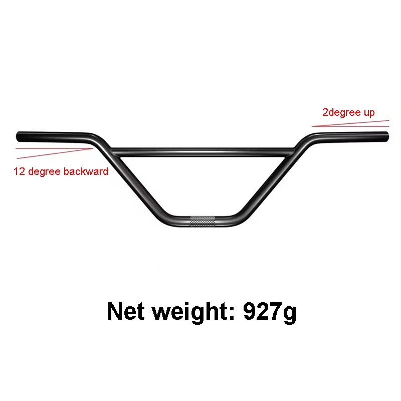 740mm BMX Lenker aus 4130 Chromoly-Stahl, 170mm Höhe, 22,2mm Durchmesser, Hochleistungslenker für Wheelie, Stunt, Cruiser, Big BMX Bikes – Detail 5