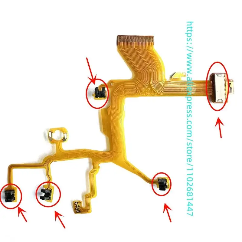 

NEW Lens Main Flex Cable For SONY DSC-W120 DSC-W130 DSC-W220 DSC-W230 W120 W130 W220 W230 Digital Camera With switch