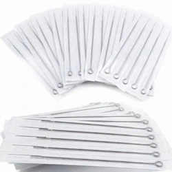 50 Uds., agujas de tatuaje mezcladas con agujas de tatuaje desinfectantes desechables 3RL 5RL 7RL 5M1 7m1, utilizadas para máquinas de tatuaje