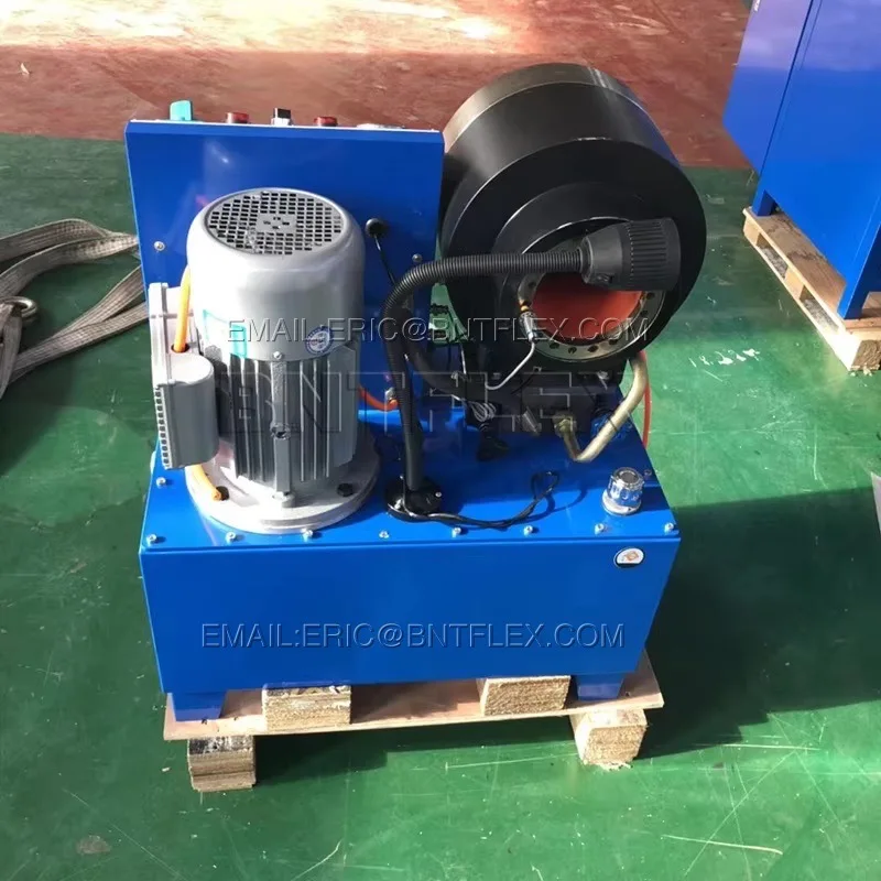 Macchina per crimpare mobile con tubo in gomma idraulico ad alta pressione da 24 V