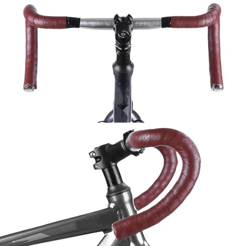 Fahrrad-Lenkerband Wasserdicht Kratzfest PU-Leder Gepolstertes Band für Outdoor-Radfahren Rennräder Reguläre Nutzung – Detail 8