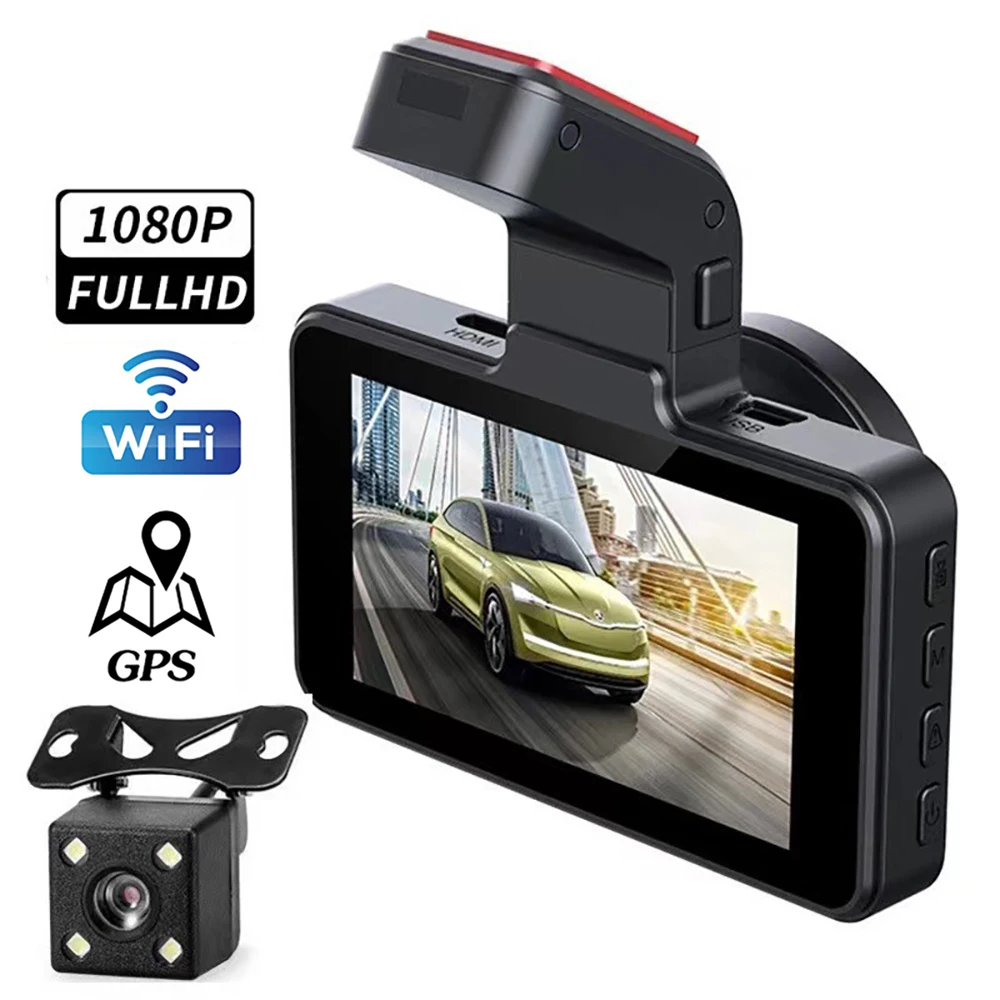 

Car DVR Full HD 1080P Dash Cam Rear View Vehicle Camera Registrator Car Video Recorder Night Vision Auto Dashcam Car Accessories
