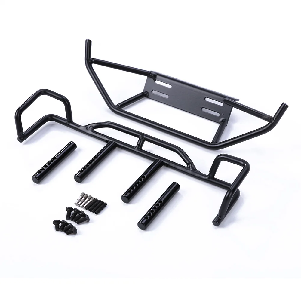 

1:10 RC Crawler Metal Front Rear Bumper Skillful Manufacture Classic Personality for 1/10 Axial SCX10 90046 RC Car