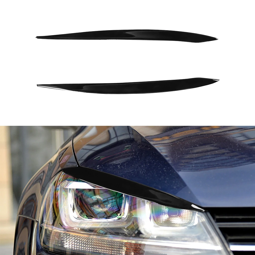 

1 пара, накладки на автомобильные фары для Volkswagen Golf 7 MK7 2013-2018
