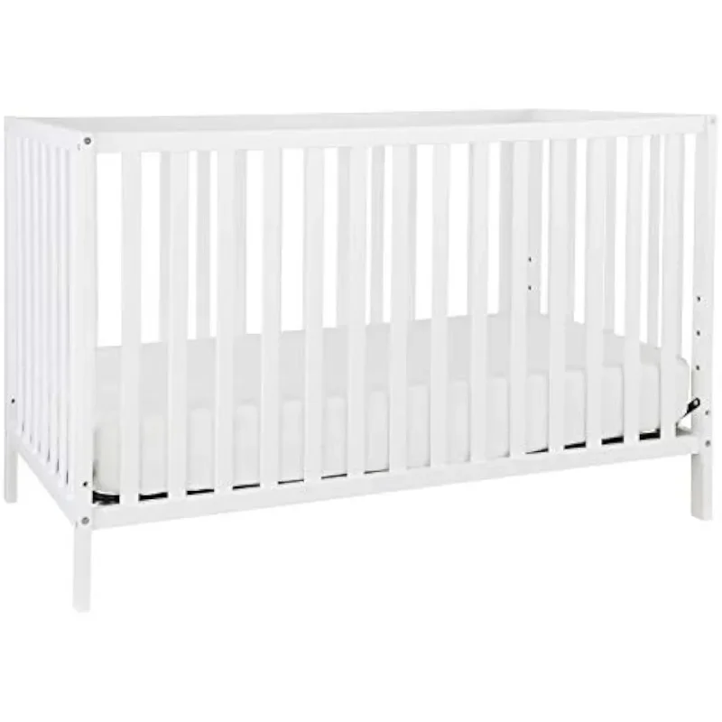 

kids bed ，Davinci Union 4-in-1 Convertible Crib in White, Greenguard Gold Certified，