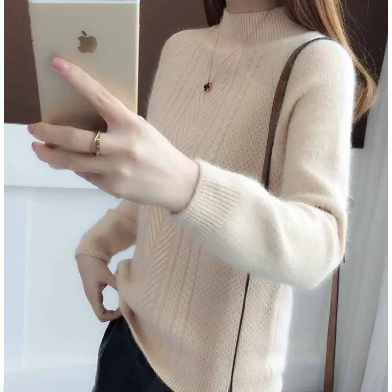 Fy1047 2023 Spring Autumn Winter New Women Sweaters Fashion Casual Warm Nice Sweater Woman Female OL Turtleneck Sweater