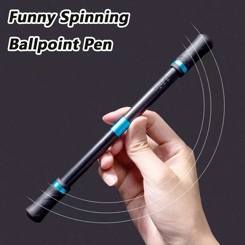 Funny Spinning Ballpoint Pen Hand Spinner Adults Stress Released Rotating Pen Writing Gel Pens Office School Supplies Stationery