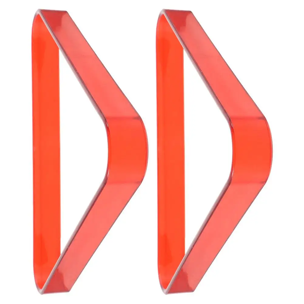 

2 шт. Бильярдная треугольная стойка 2, 1, 4 дюйма, красочная рамка, прочный материал ПК, аксессуар для бильярдного стола, домашний паб, игра, мини-треугольник