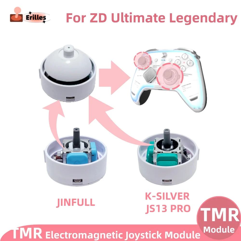 

ZD Ultimate Legendary Gaming Controller Replaceable Joystick Module Cover Controller Accessories TMR Joystick Module Gampad