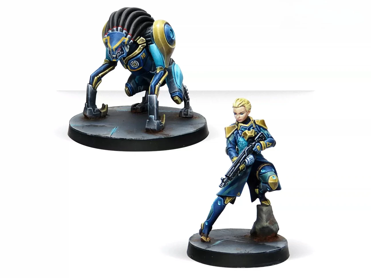 High Quality Casting Resin Model Assembly Kit, Team Sirius, Unpainted (including Base)