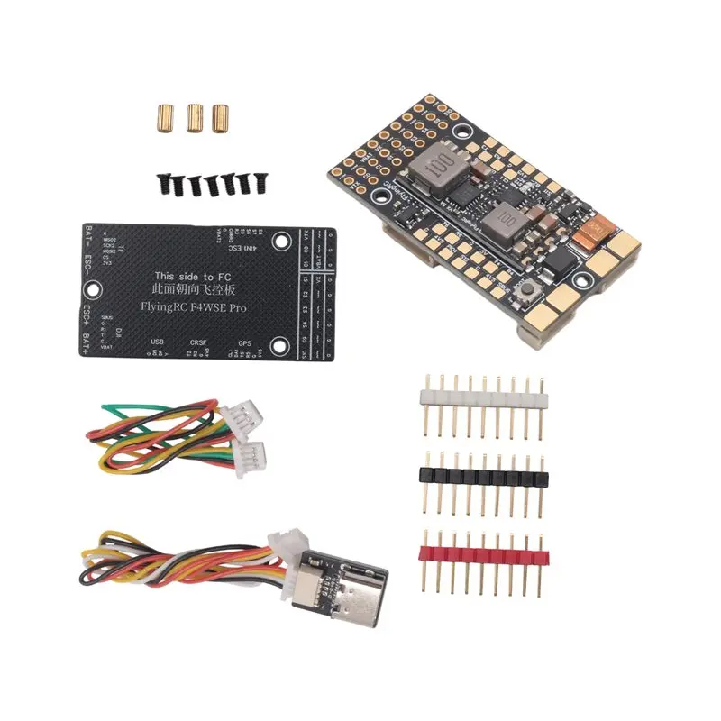

Полетный контроллер M07K-F4WSE MK1.5 для самолетов с фиксированным крылом, поддержка 2-6S, аналоговых/цифровых видеопередатчиков, прошивка Ardupilot/INAV для радиоуправляемых FPV-самолетов