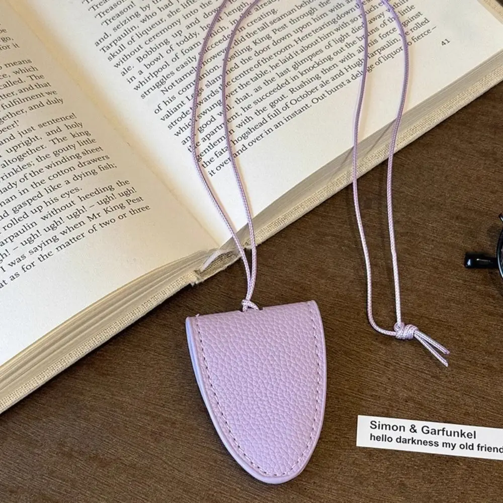Anti-lost Pu Leather Magnetic Glasses Clip Pendant Neck Hanging Long Necklace Eyeglass Clip Sunglasses Storage