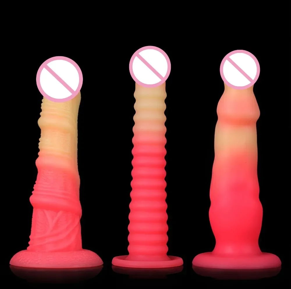 Colored Silicone Dildo Special Shape Female Masturbator G-spot Stimulator Vaginal Vibrator Female Sex Toys Adult Erotic Toys 18+