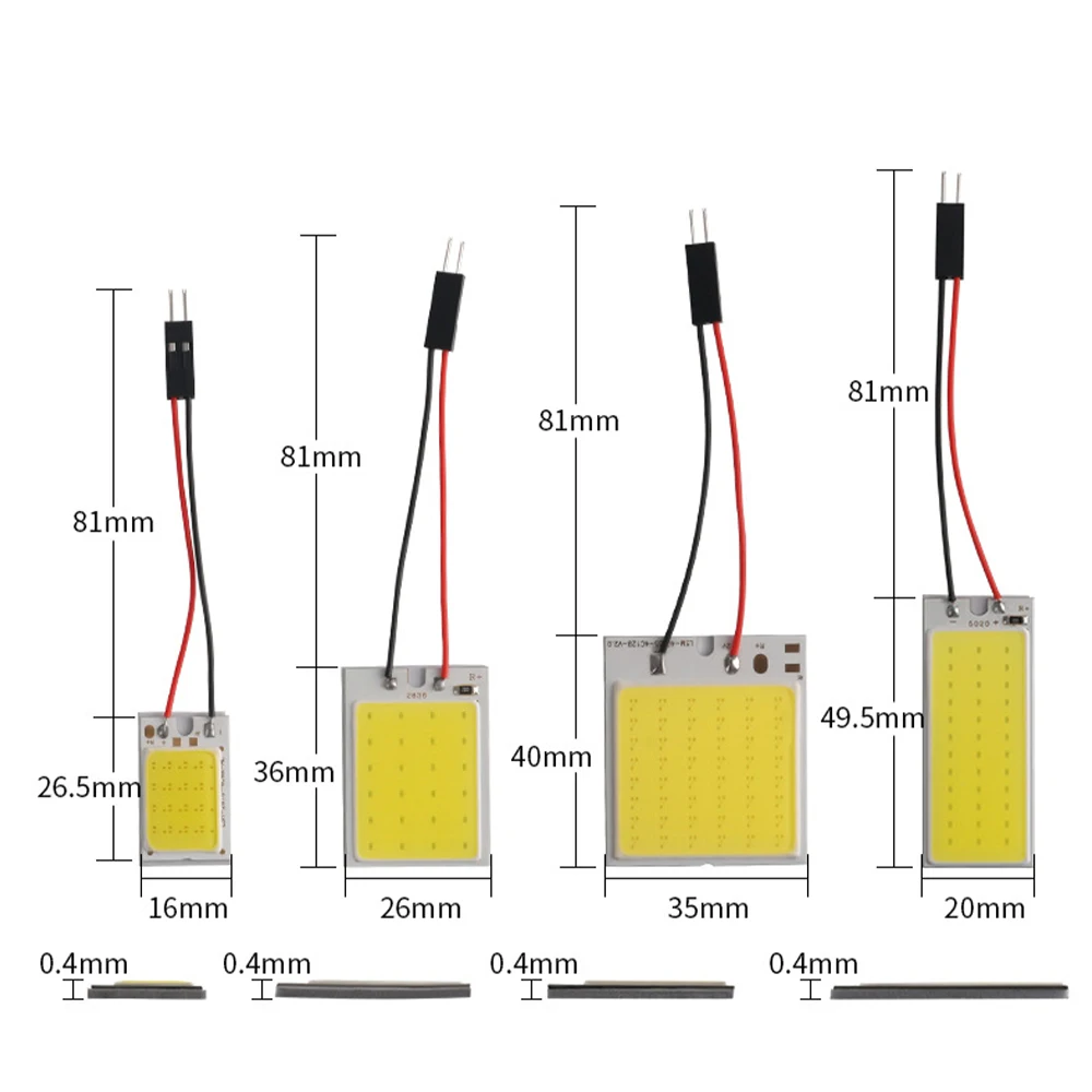 10 шт. автомобильные светодиодные фонари панель 18/24/36/48 SMD T10 BA9s 12 В COB лампа автомобильный купольный светильник лампы для чтения авто аксессуары для интерьера