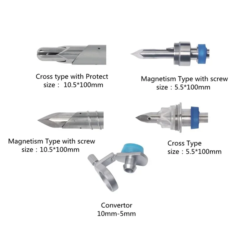 Laparoscope Surgical Instrument Trocars Laparoscopic And Cannula Reusable Laparoscopic Singleport Magnetism Trocar 5.5mm 10.5mm