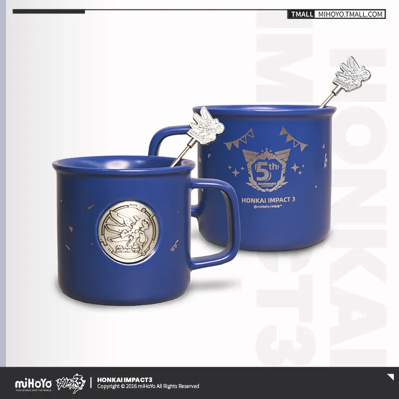 [Genuine]Honkai Impact 5th Anniversary Mug Stainless Steel  Vacuum Insulated Car Mug Double Wall Thermal Iced Travel Cup Gift