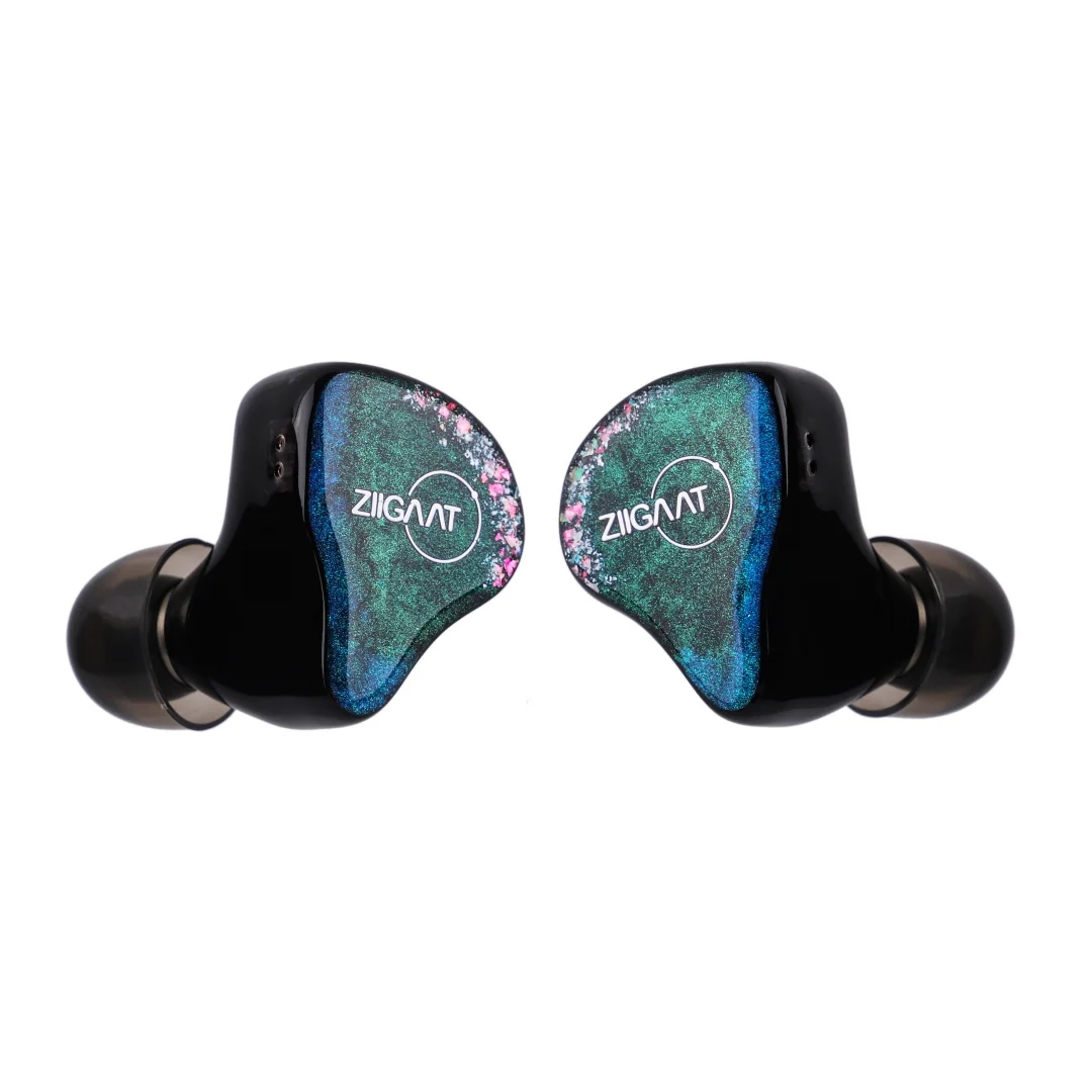

ZiiGaat Luna 6BA Studio In-Ear Monitor Handcrafted Quality Hifi Earphone with 2-pin 0.78mm Interchangeable Cable for Audiophiles