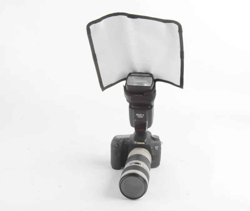 Universal cloth Flash Light Foldable Reflector Snoot beam Softbox Diffuser Bender Tube for Canon Nikon Yongnuo pentax flashgun