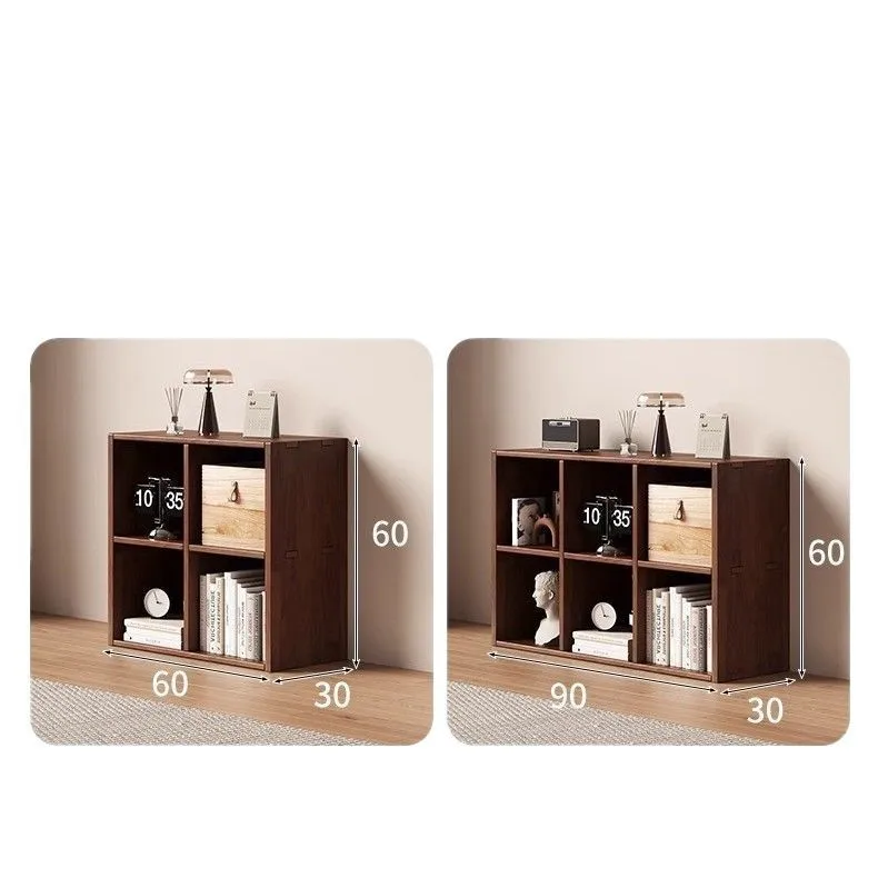 

Solid wood free combination storage children's bookshelf floor simple household living room