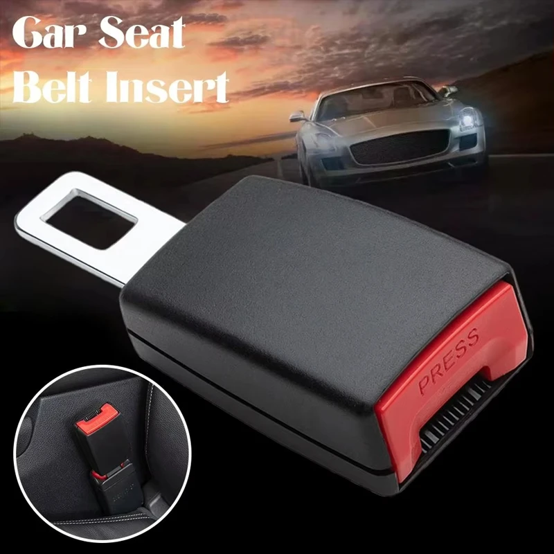 1Pcs Car Safety Belt Extender Seat Belt Cover Seat Belt Padding Extension Buckle Plug Buckle Seatbelt Clip Car Accessories