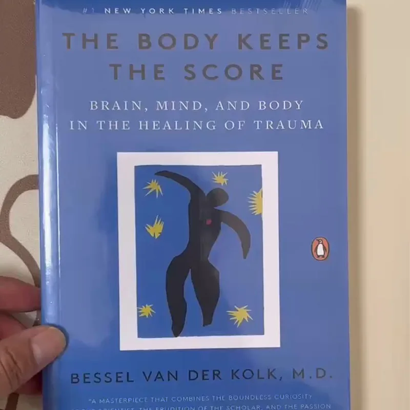 1 книга The Body Keep The Scor By Bessel Van Der Kolk M.D расстройства тревожности, английская книга в мягкой обложке