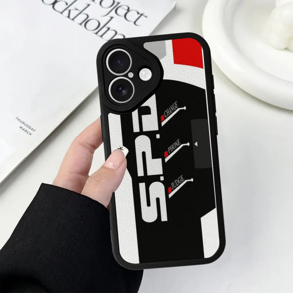 Capa de telefone para iPhone 16 Pro Max Plus Capa de silicone SPD Morpher Capa de telefone