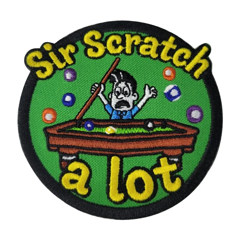

Billiards-themed Embroidered Badges, it great for billiards players to decorate clothing, bags and other items.
