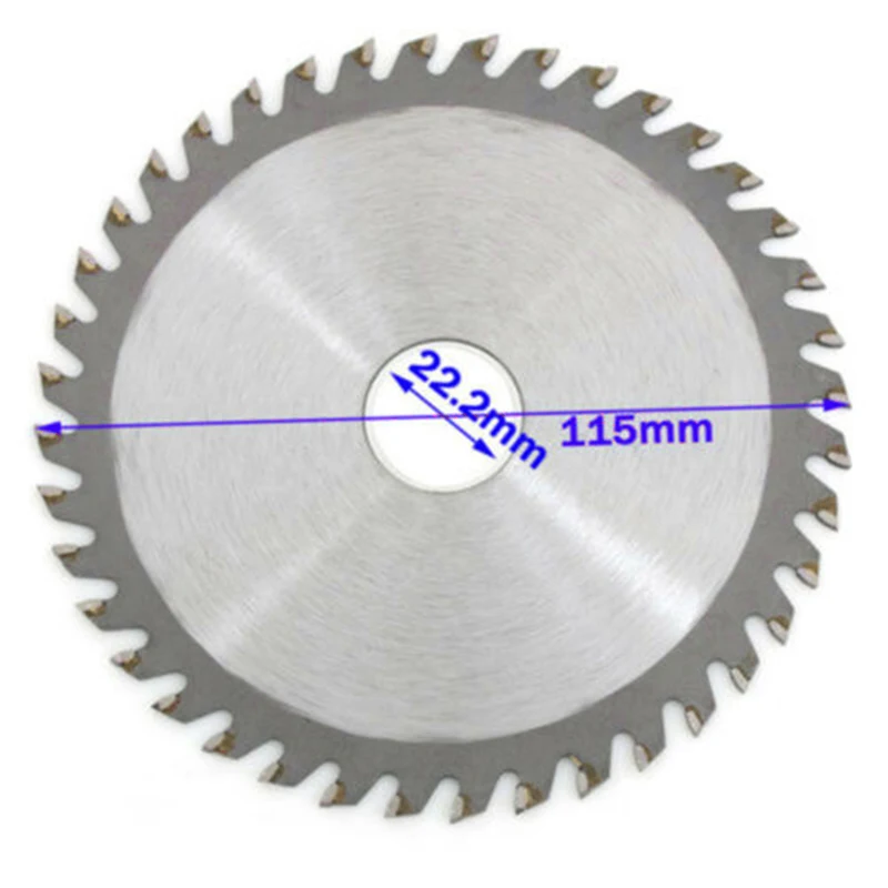 Imagem -05 - Circular Viu a Lâmina para a Rebarbadora Disco de Madeira do Corte Cortador do Cartão do Metal 125 mm 40t a