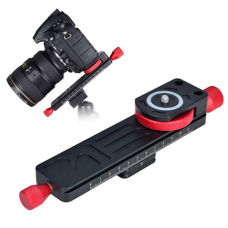 

ABGI-4X All Metal Wormdrive Macro Rail Fine Focus Focusing Arca / Rrs Lever Clamp Compatible