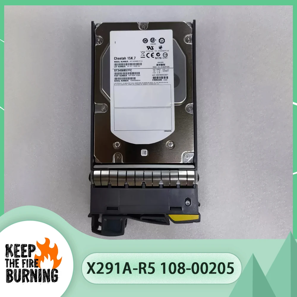 

Для жесткого диска NetApp 450G 15K FC X291A-R5 108-00205 46Y0297