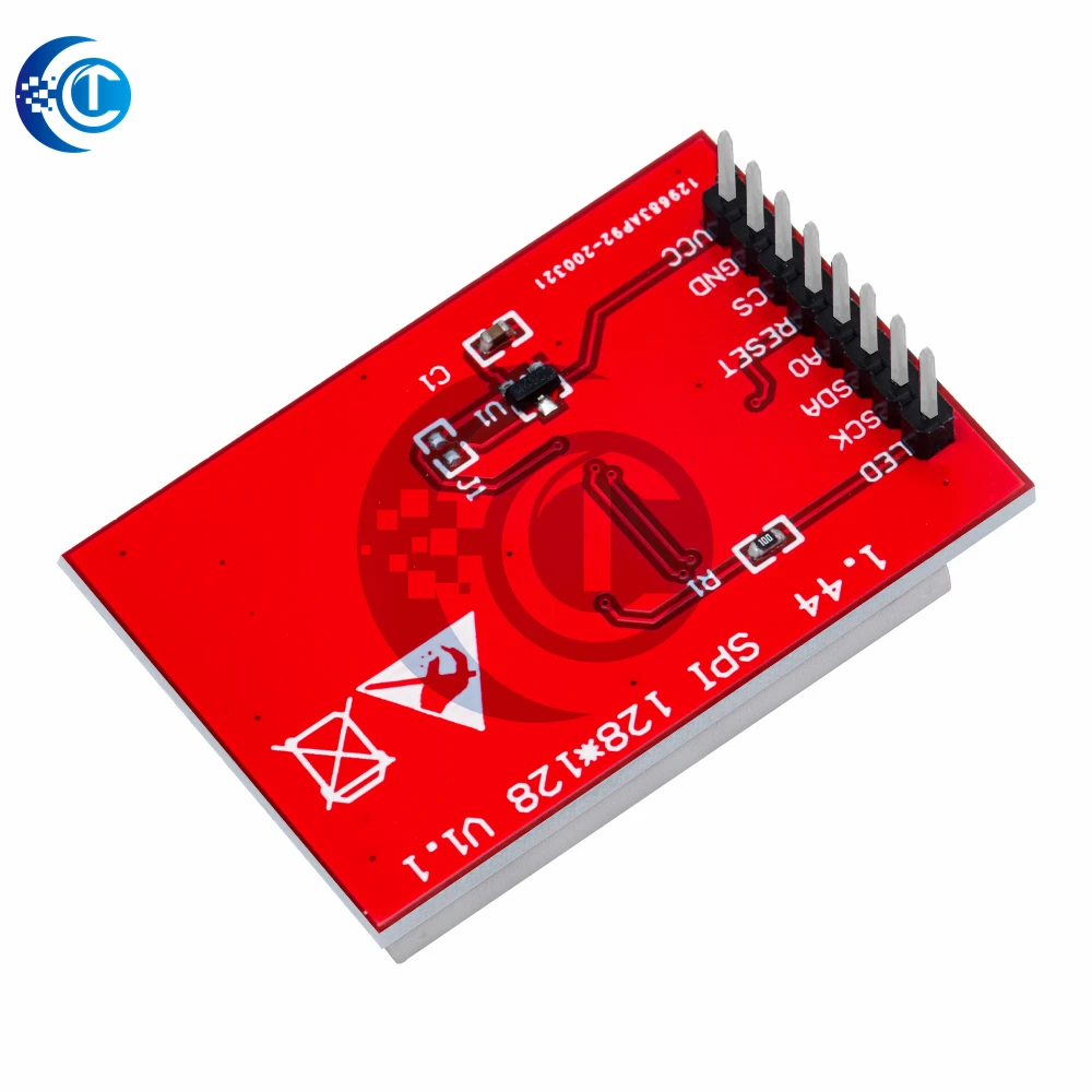 1 Uds 3,3 V 1,44 pulgadas módulo de pantalla LCD TFT 128*128 Color Sreen SPI Compatible con Arduino mega2560 STM32 SCM 51