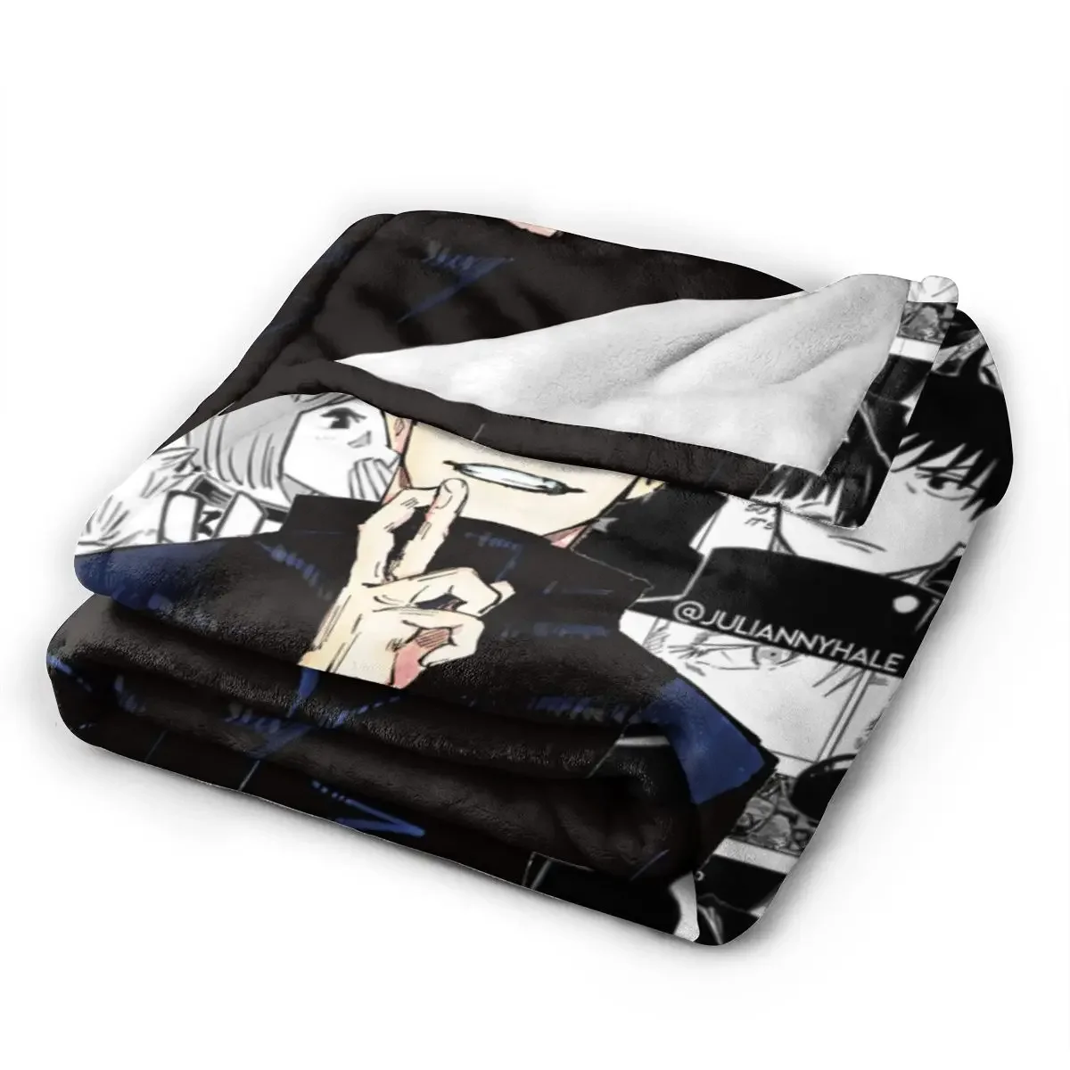 Anime Jujutsu Kaisen All Season Fleece Blanket Throw Ultra Soft Flannel Blanket Digital Printed Premium Fluffy Microfiber Fleece