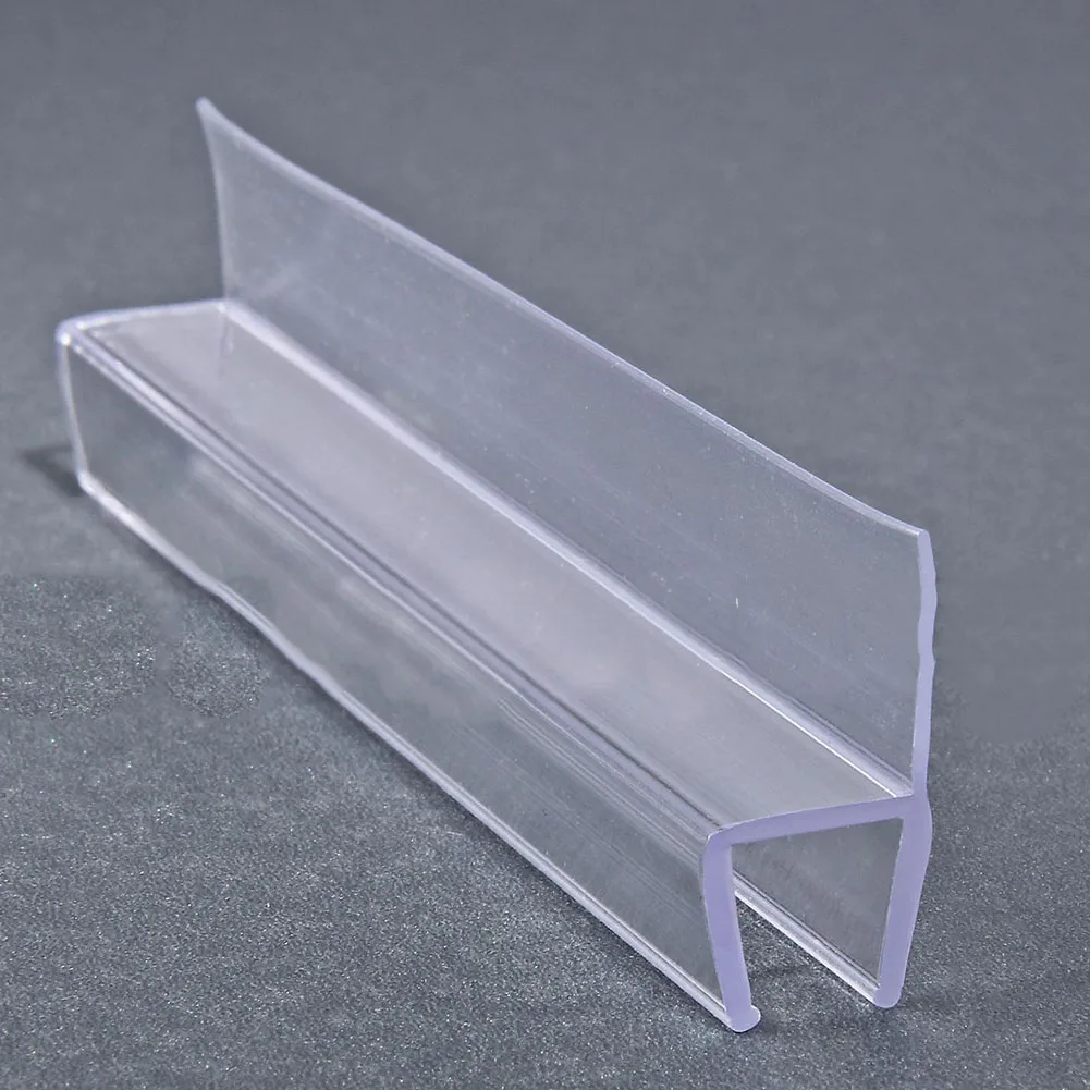 2pcs 50cm Wet And Dry Shower Seal 6/8/10/12/15mm Transparent Water Barrier Rubber Strip Bath Shower Strip Door Seal Replacement