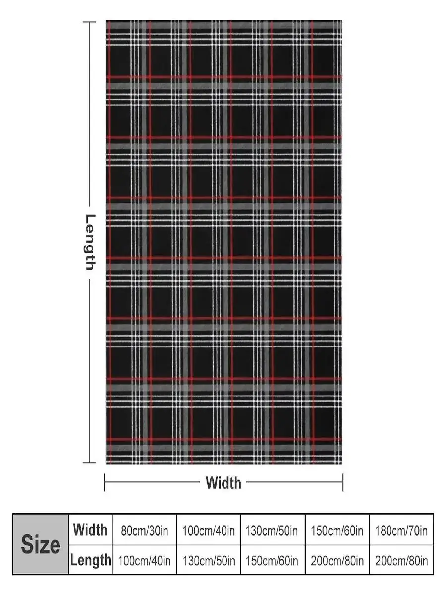 GTI Tartan Throw Blanket Soft Plush Plaid Perfect for Cosplay Anime Fans Christmas Gifts Retro Style Bed Throws