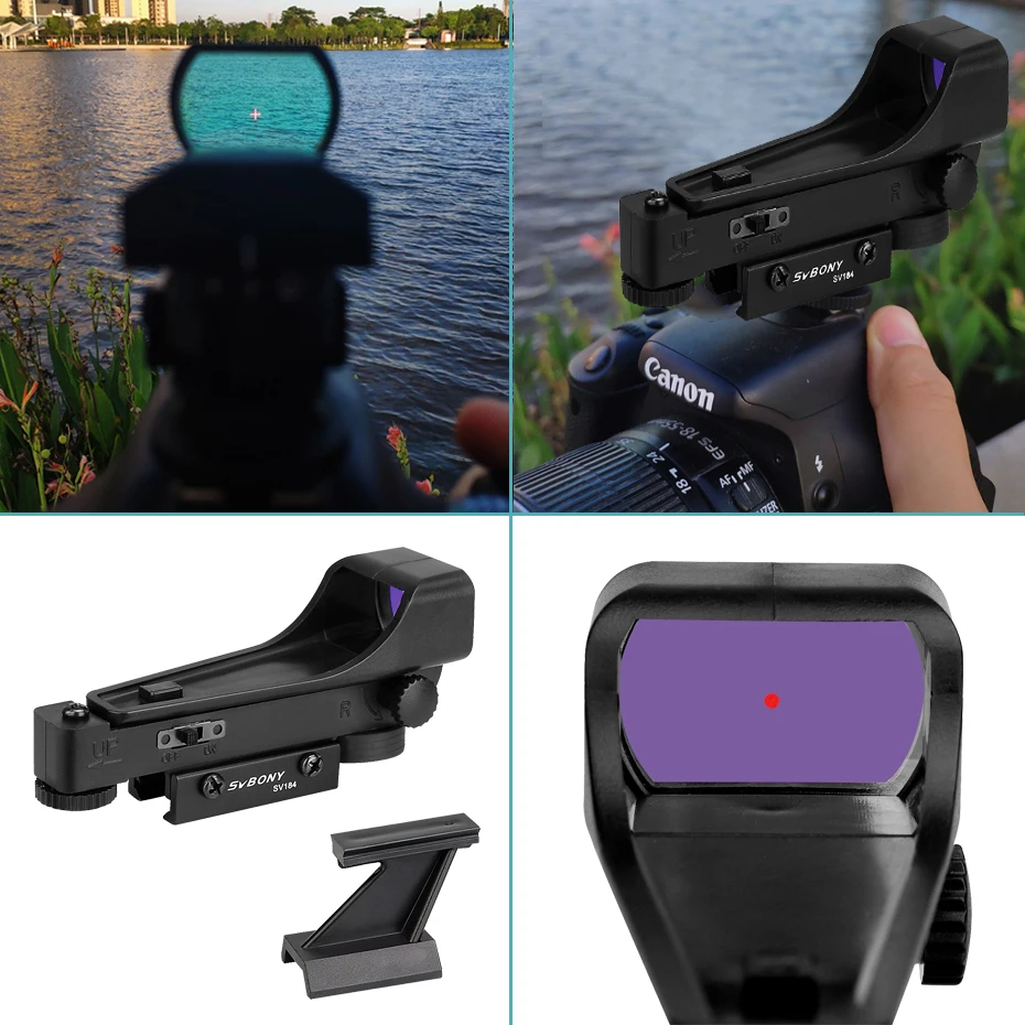 SVBONY SV184 Red Dot Sight Viewfinder Star Fast and Accurate Finder Scope for Astronomy Telescope Targeting