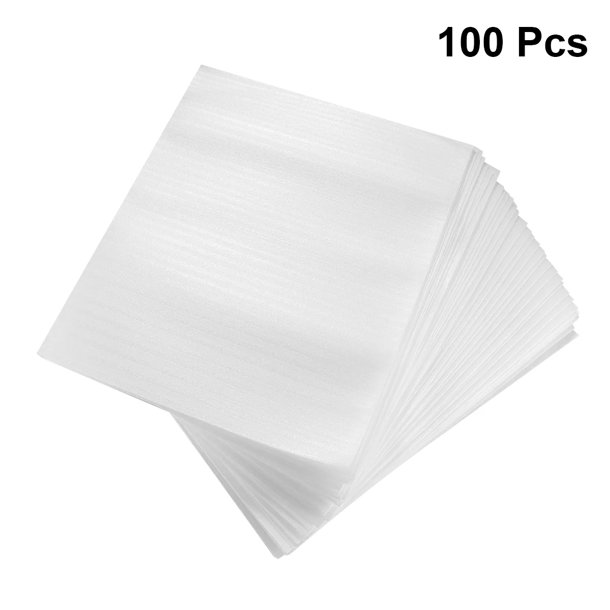 100 PCS Glasses Cushion Pouches Foam Wraps Cup White Board Baggies Bags Shipping Supplies Storage Packing Plastic