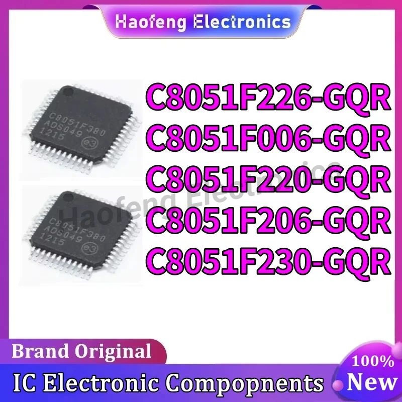 C8051F006-GQR C8051F206-GQR C8051F220-GQR C8051F226-GQR C8051F230-GQR C8051 QFP-48 IC Chip 100% New Original in stock